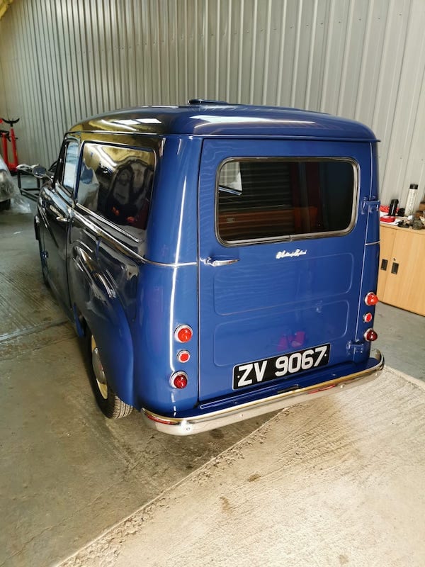 Fostering Classics - Austin A35 - completed back view portrait