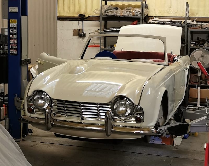 Fostering Classics - Triumph TR4 - progress