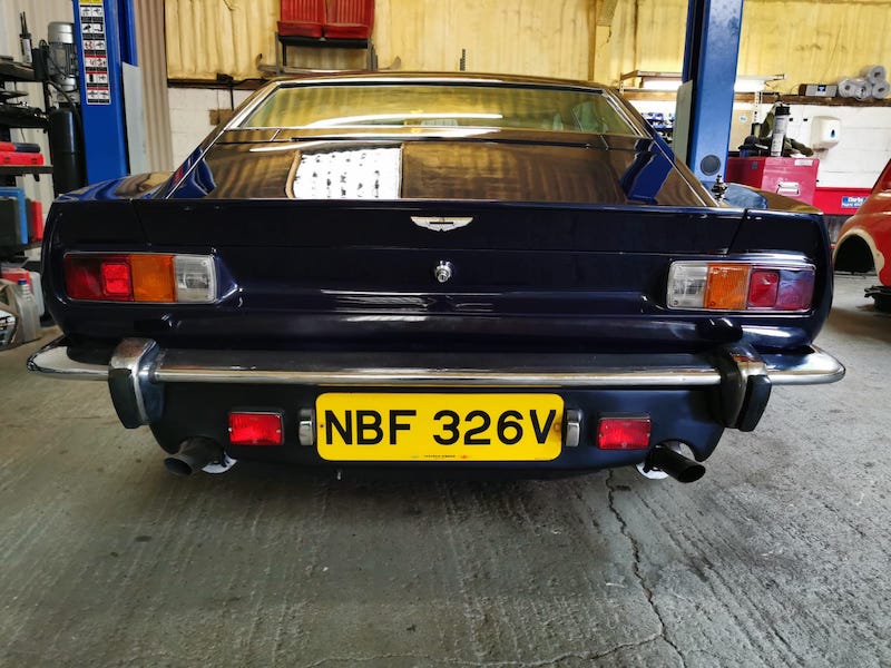 Fostering Classics - Aston Martin - back of the car