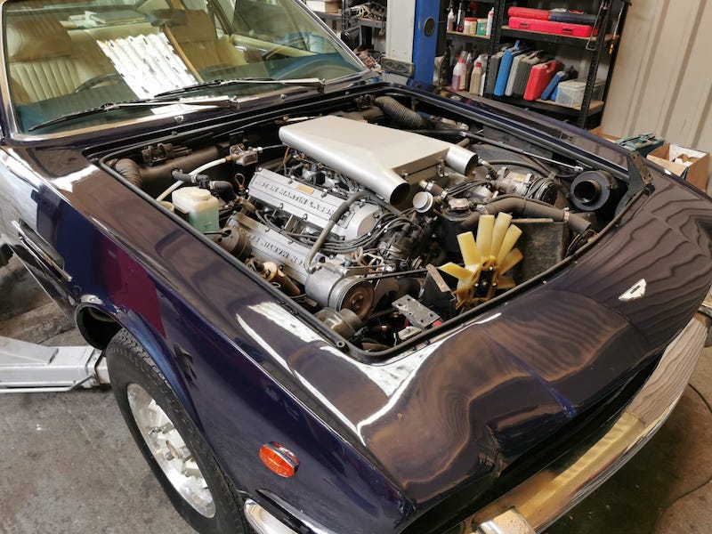 Fostering Classics - Aston Martin - engine bay