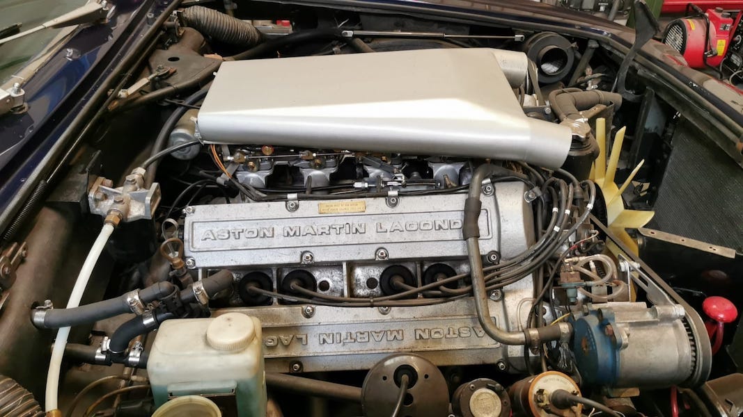 Fostering Classics - Aston Martin - engine close up