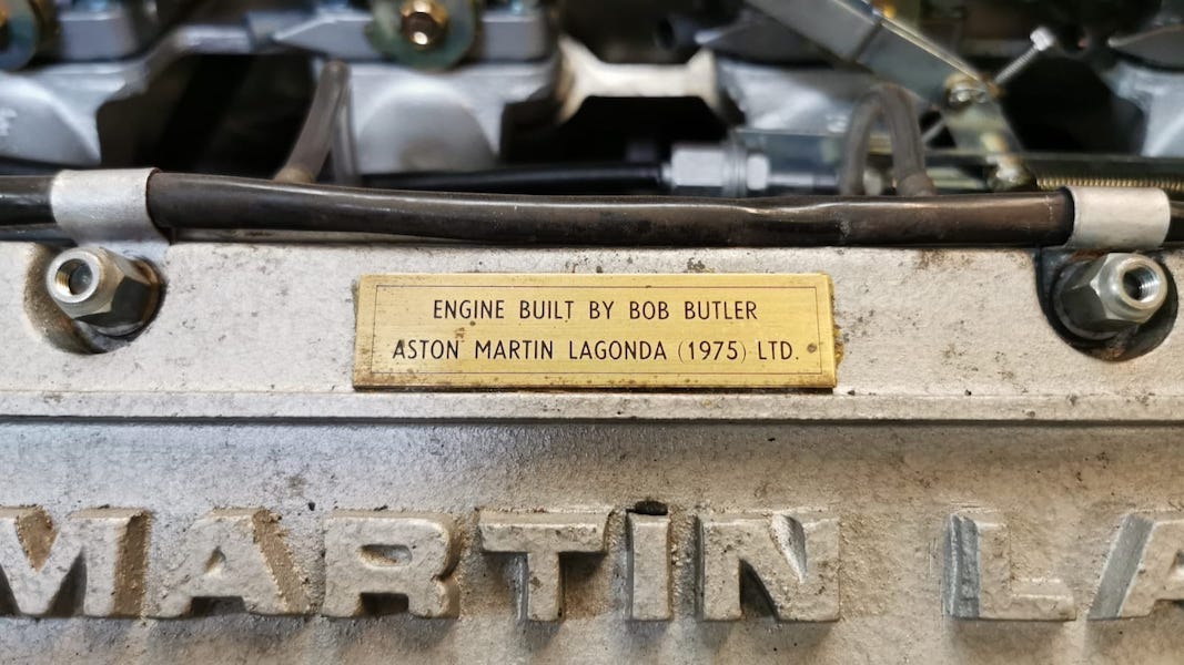 Fostering Classics - Aston Martin - engine plaque