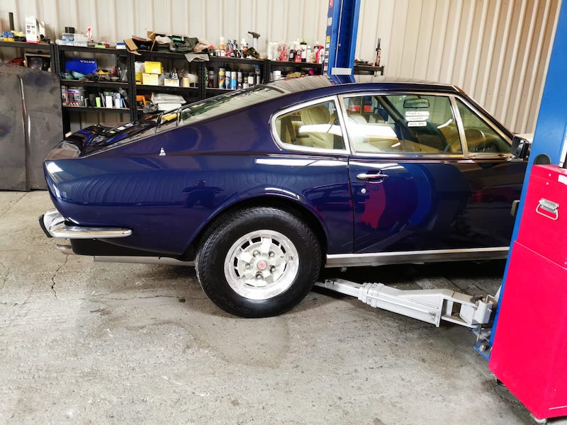 Fostering Classics - Aston Martin - side view - almost ready