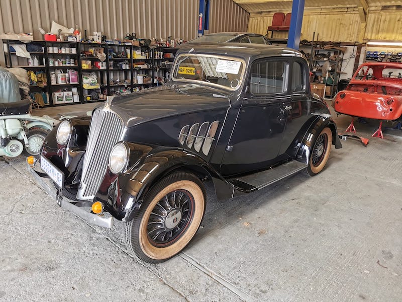 Fostering Classics -Willys 77 - front before restoration