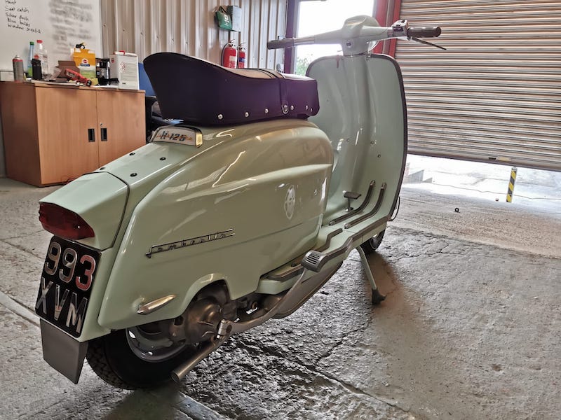 Fostering Classics - Lambretta - complete rear