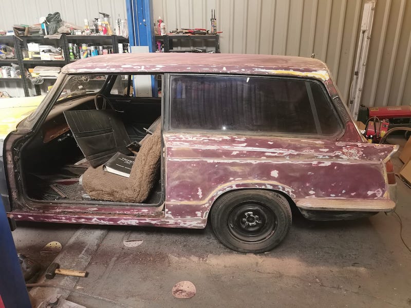 Triumph Vitesse estate - ready for painting - Fostering Classics