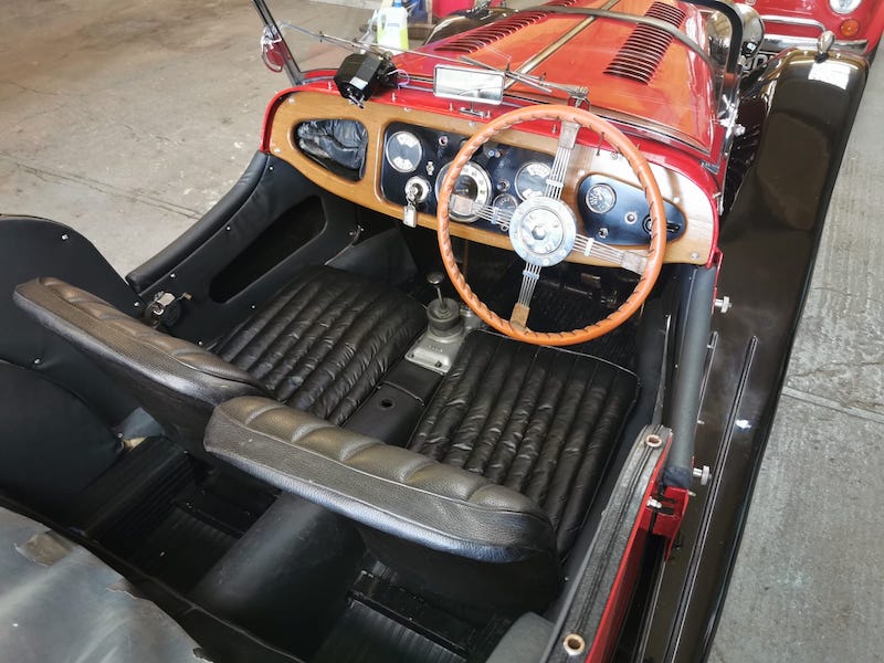 1947 Morgan 4:4 - interior - Fostering Classics