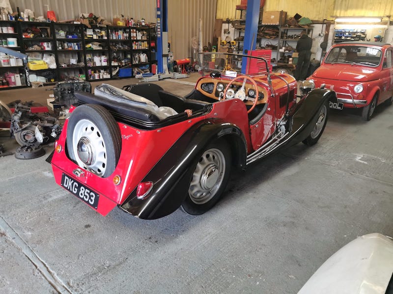 1947 Morgan 4:4 - rear - Fostering Classics