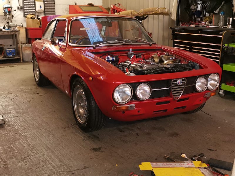 Alfa Romeo 1750 GTV - work in progress - Fostering Classics
