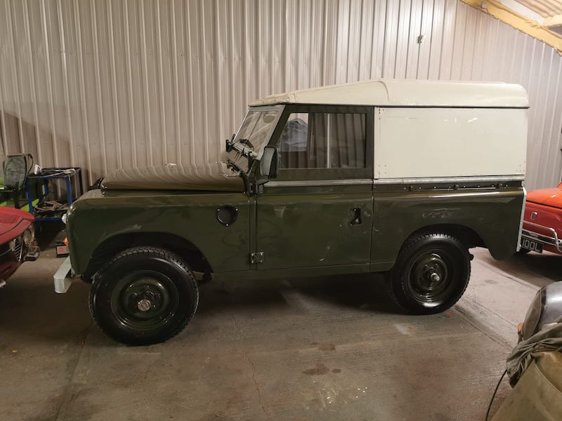 Land Rover Series 3 - ready for the repair - Fostering Classics