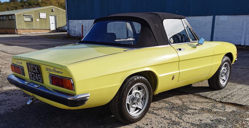 1978 Alfa Romeo Spider S2 - Fostering Classics - rear completed