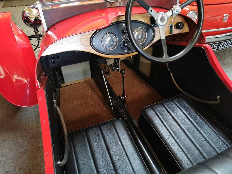 Morgan 3 wheeler - interior completed- Fostering Classics