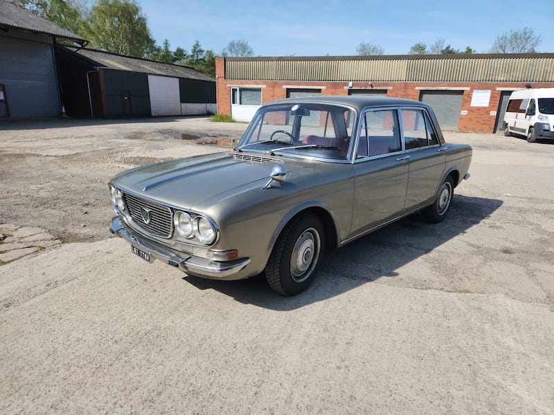 front angle view - Lancia Flavia - Fostering Classics