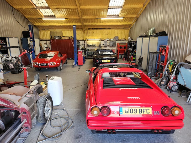 Ferrari 328 GTS - Fostering Classics - in our workshop