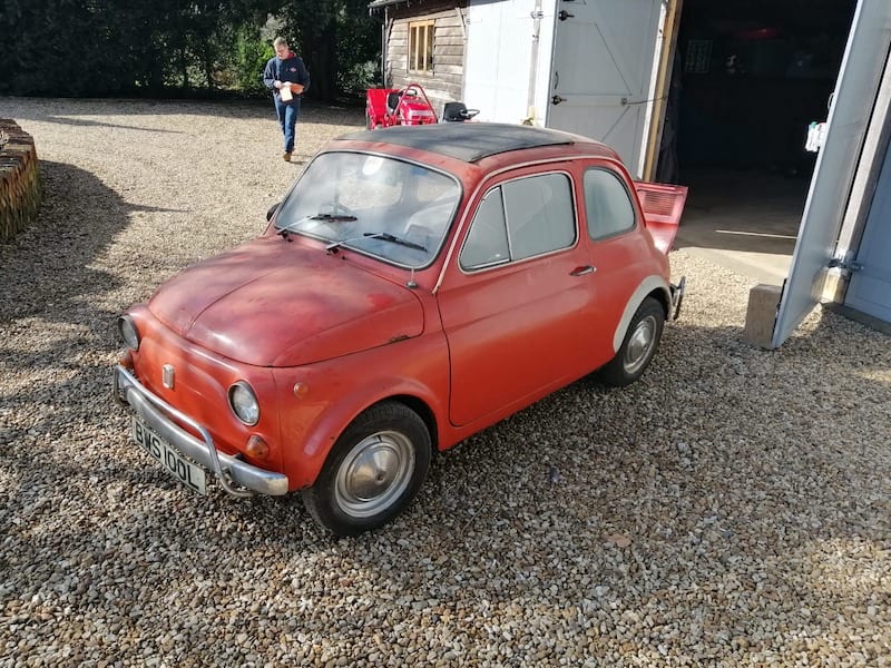 Fostering Classics Fiat 500L first time seen