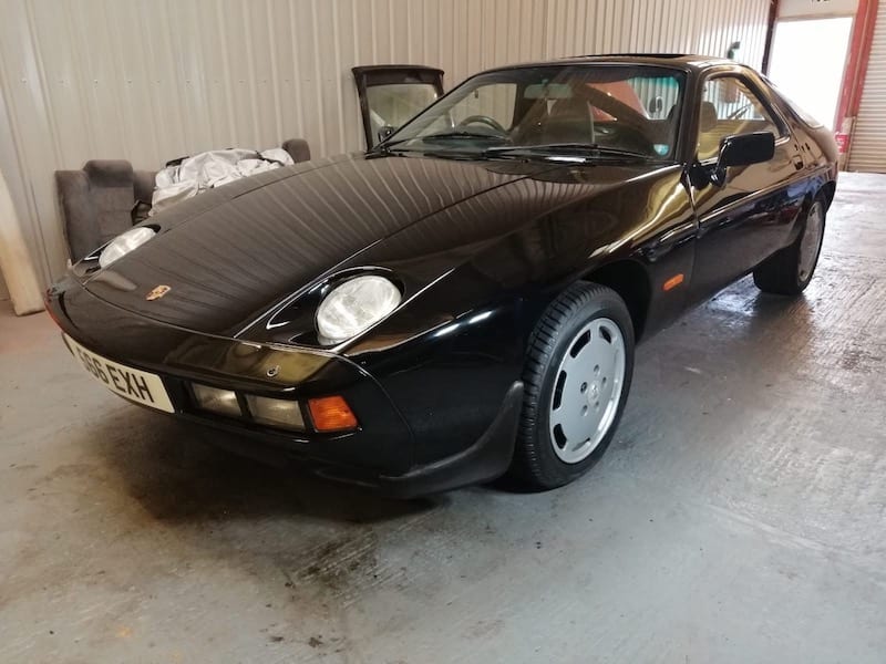 Fostering Classics Porsche 928 in the workshop