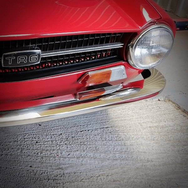 Fostering Classics - triumph TR6 - close up - 1