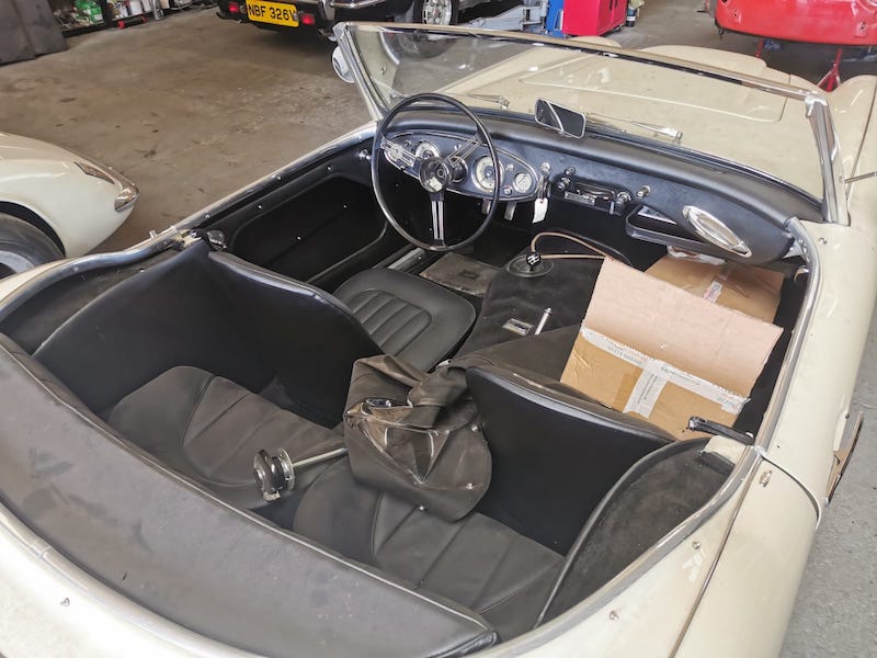 Austin Healey - interior - Fostering Classics
