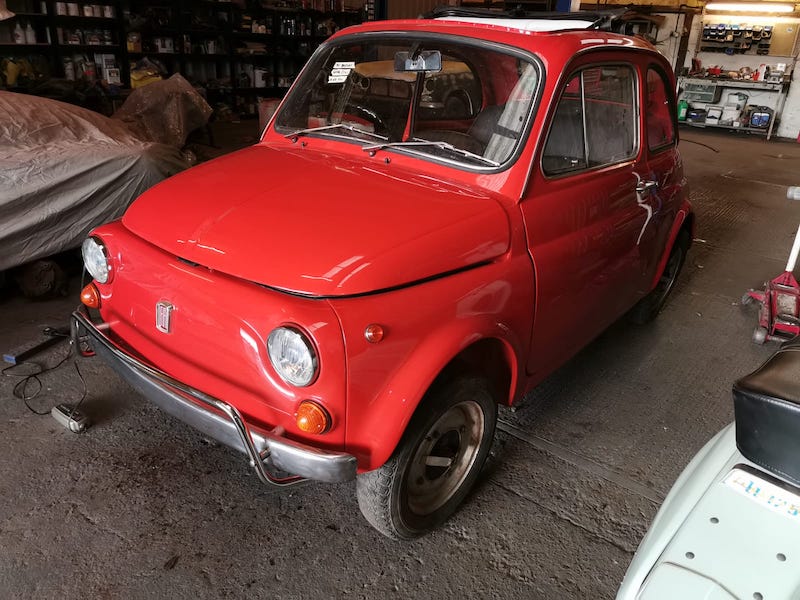 Fostering Classics - Fiat 500 - almost complete