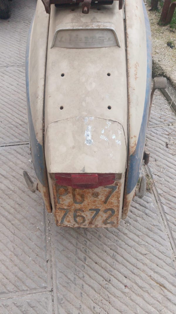 Fostering Classics - Lambretta - as found back