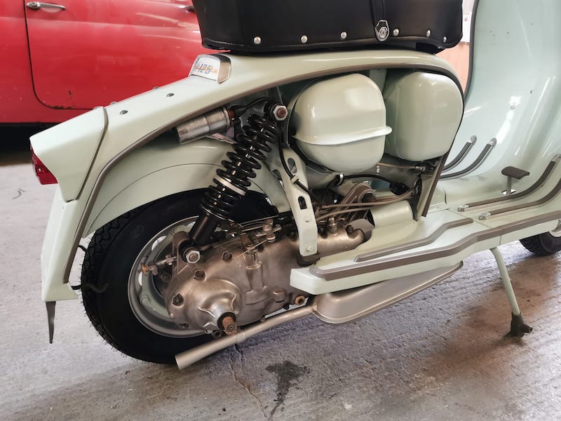 Fostering Classics - Lambretta - close up