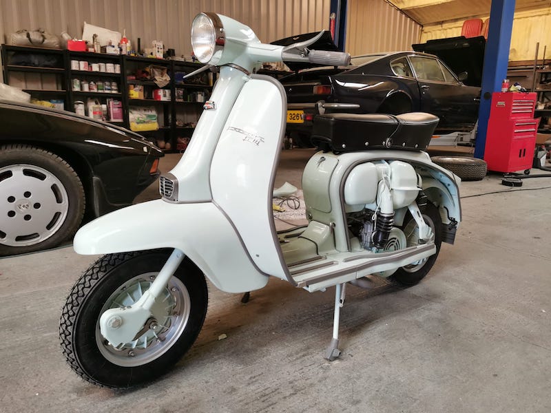 Fostering Classics - Lambretta - near completion