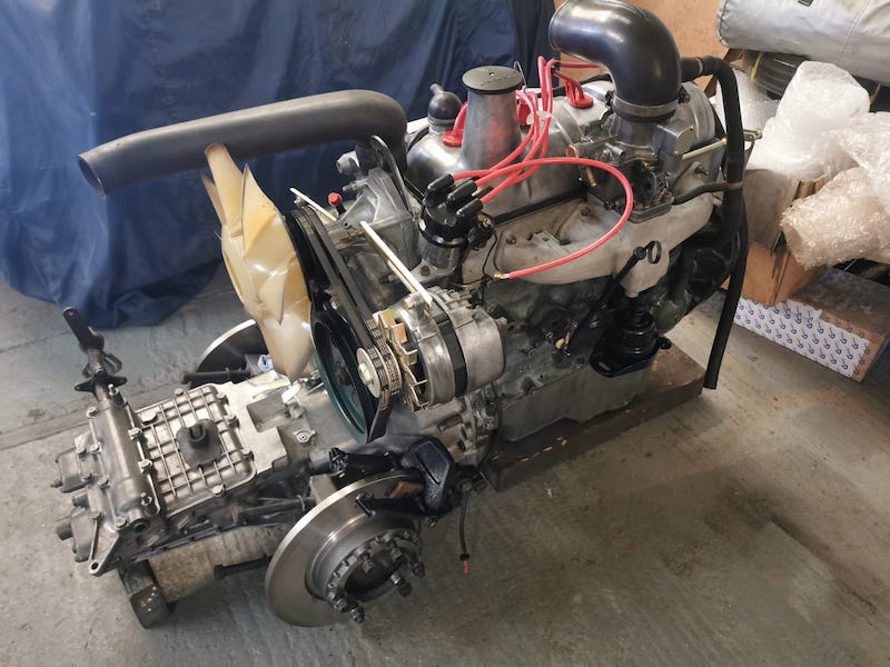 Citroen DS - engine out - Fostering Classics
