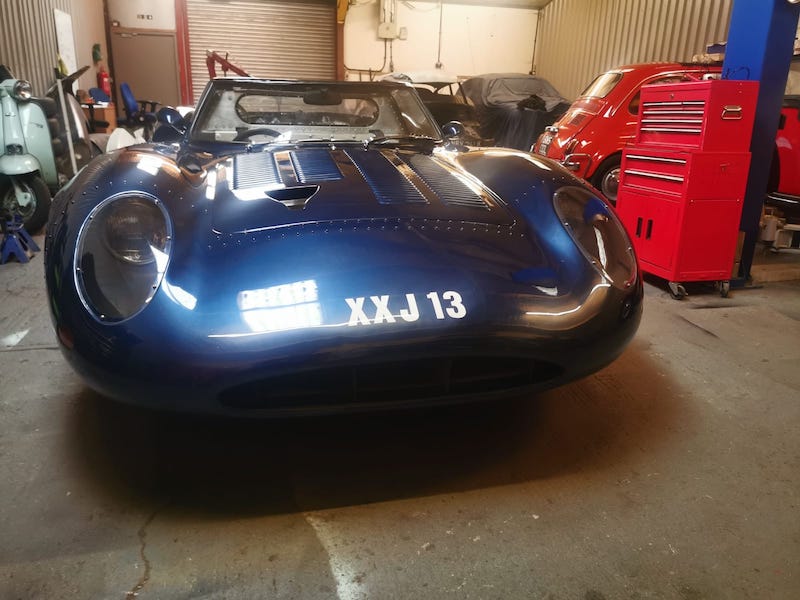 Jaguar XJ13 - in the workshop front- Fostering Classics