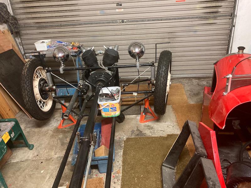 Morgan 3 wheeler - front axel - Fostering Classics
