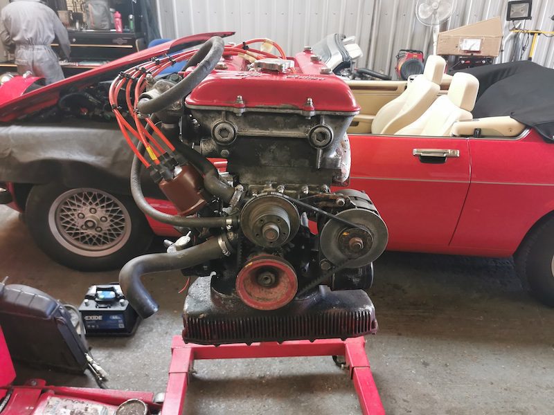 1973 Alfa Romeo GTV 2000 - Fostering classics - engine
