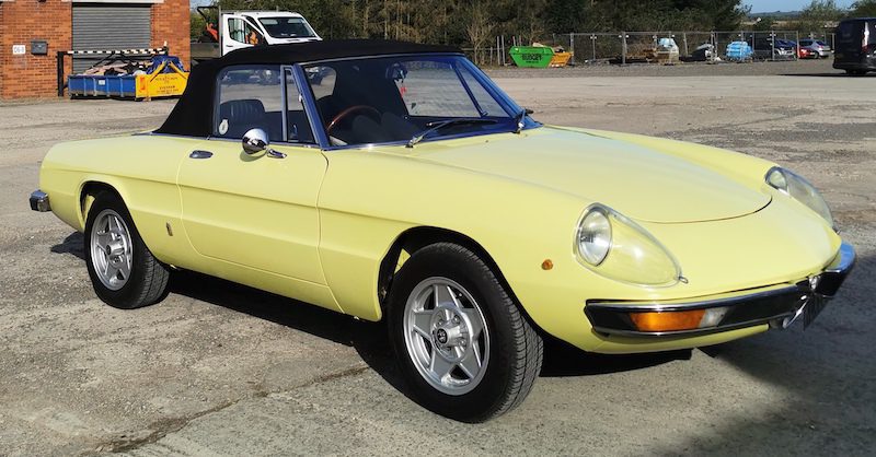 1978 Alfa Romeo Spider S2 - Fostering Classics - front angle