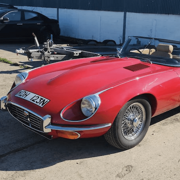 red jaguar e-type s3- thumbnail - fostering classics - 1