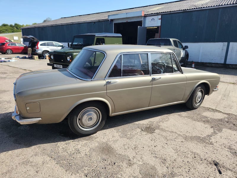 side rear view - Lancia Flavia - Fostering Classics